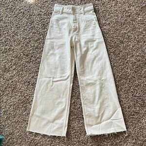 Zara High Rise Wide Leg Jeans